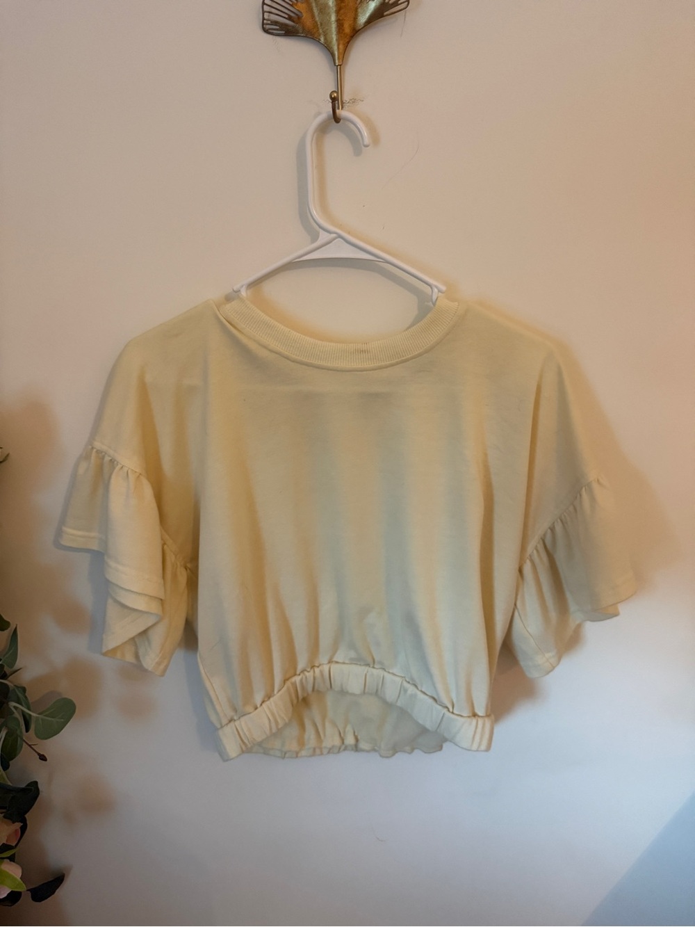 Day + Moon Cream Bubble Shirt